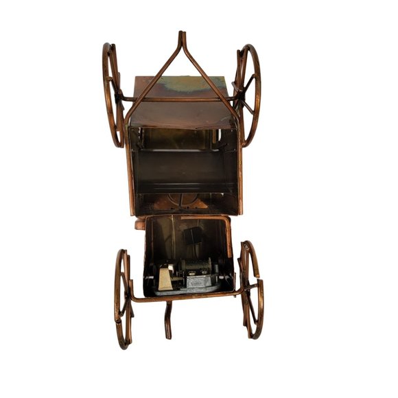 Vintage Brass Copper Model T Style Car Music Box - Picture 7 of 11